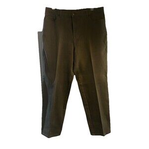 Style & Co Rail Tummy-Control Jeans Womens 12 Olive Denim High Rise Straight Leg